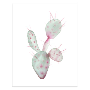 Watercolor Prickly Pear Print